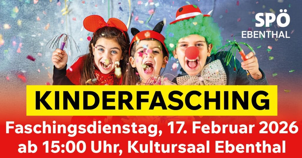 Kinderfasching in Ebenthal 2026